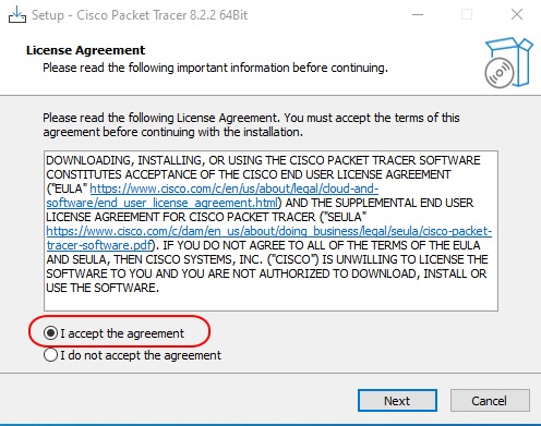 packet tracer kurulum 1